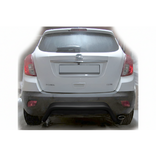 Задняя дуга AK007-2 Черная (нерж. сталь)