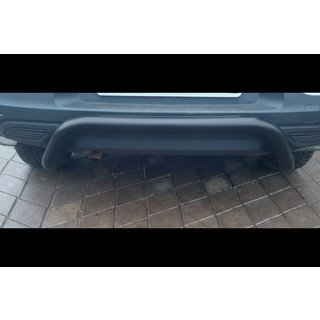 Задняя защита AK007 Черная (нержавейка) Renault Kadjar 2015-2022 гг. фото 2