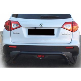 Задняя защита AK007 Черная (нержавейка) Suzuki Vitara 2015- гг.