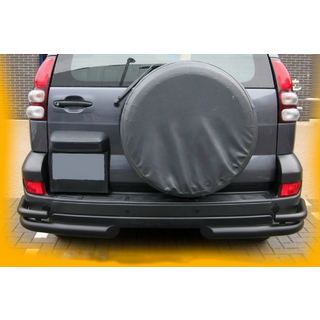 Задние Двойные Дуги AK003-2 Черные (2 шт., Нержавейка) фото 4