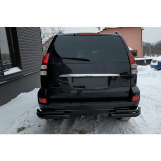 Задние Двойные Дуги AK003-2 Черные (2 шт., Нержавейка) фото 2