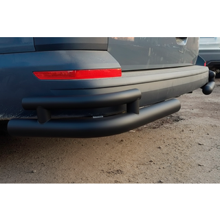 Задние угловые дуги AK003-Double Black (2 шт., нерж. сталь) фото 2