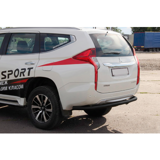 Задняя защита AK005 Черный (нерж. сталь) фото 1