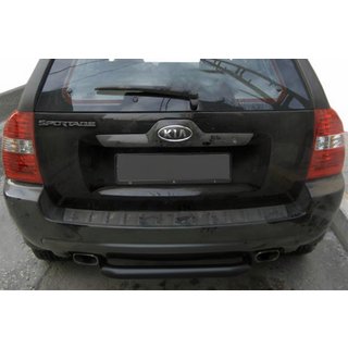 Задняя дуга AK005 Черная (нерж. сталь) Kia Sportage 2004-2010 гг.