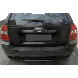 Задняя дуга AK005 Черная (нерж. сталь)