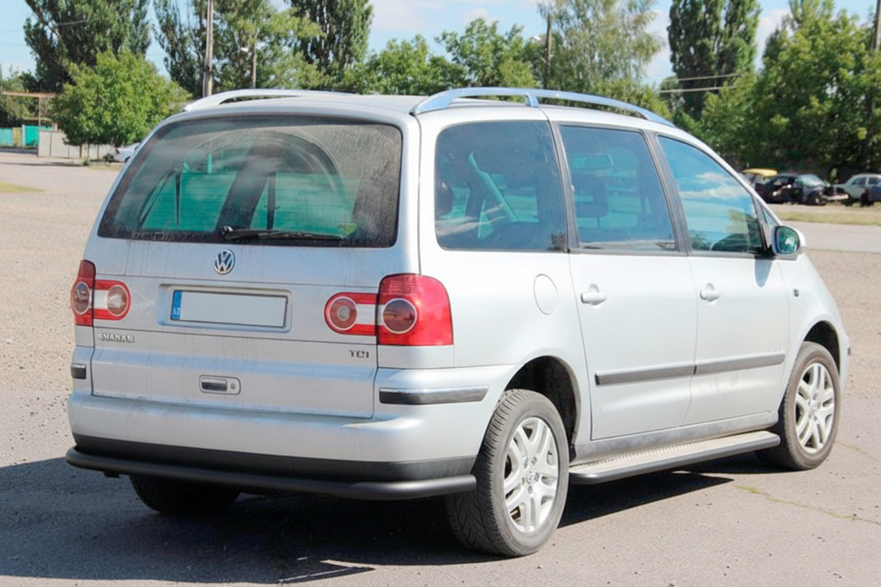 Задній захист AK005 Black для Ford Galaxy 1995-2006 рр - фото 2