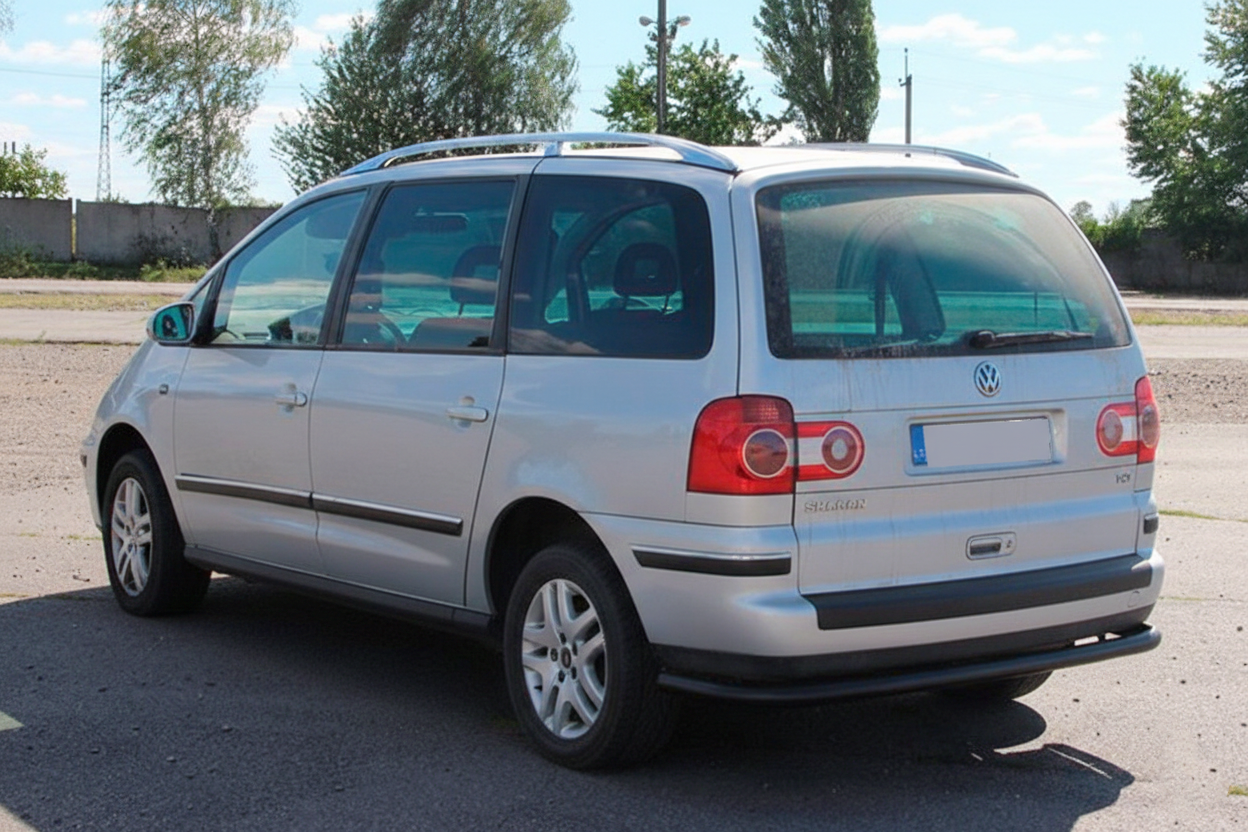 Задній захист AK005 Black для Ford Galaxy 1995-2006 рр - фото 3