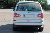 Ford Galaxy 1995-2006 гг. Задняя защита AK005 Черный фото 4