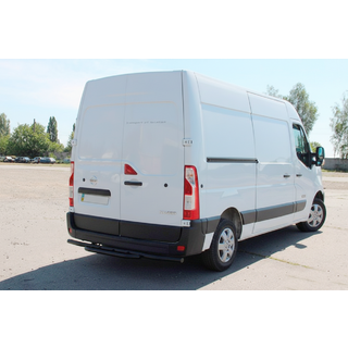 Задняя дуга AK011 Черная (нерж.) Nissan NV400 2010-2024 гг. фото 2