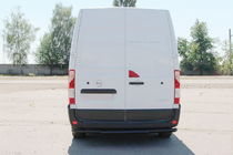 Nissan NV400 2010-2024 гг. Задняя дуга AK008 Черная (нерж. сталь) фото 4