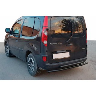 Задняя дуга AK002-2 Черная (Нержавеющая сталь) Renault Kangoo 2008–2020 гг. фото 1