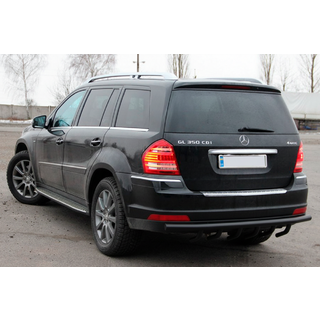 Задняя дуга AK-style Черная (нержавейка) фото 2