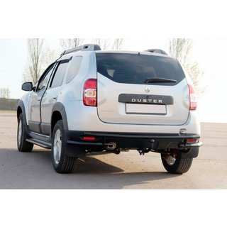 Задняя дуга AK005-Special Black (нержавеющая сталь) Dacia Duster 2008-2018 гг. фото 3