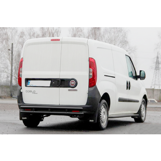 Задняя дуга AK002/1-Двойная Black (нерж.) фото 3