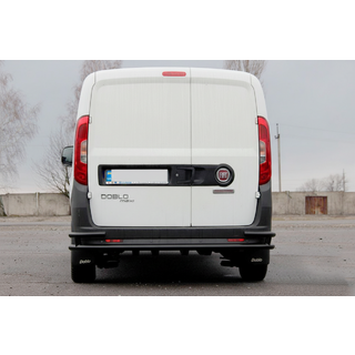 Задняя дуга AK005/2-Двойная Black (нерж.) фото 1