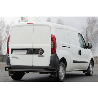 Задняя дуга AK005/2-Двойная Black (нерж.) фото 3