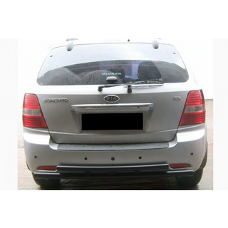 Задняя двойная дуга AK002 Черная (нержавеющая сталь)