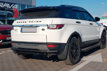 Range Rover Evoque 2012-2018 гг. Задняя защита AK005-1 Черный (нерж. сталь) фото 3
