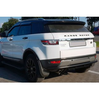 Задняя защита AK005-1 Черный (нерж. сталь) Range Rover Evoque 2012-2018 гг. фото 1