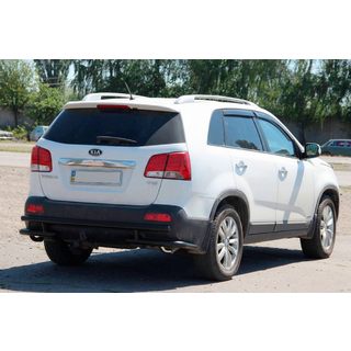 Задняя дуга AK003-2 Черная (Нержавейка) фото 1