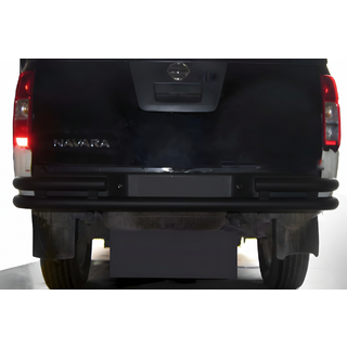 Задняя защита AK005-3 Черный (нерж. сталь) Nissan Navara 2006-2015 гг.