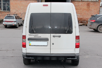 Ford Connect 2002–2006 гг. Задняя дуга AK-design Черная (нерж. сталь) фото 3