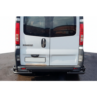 Задняя защита AK-Special Black (нержавейка) фото 4