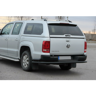 Задняя защита AK005-2 Черная (2 шт., Нержавейка) фото 3