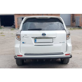Задняя защитная дуга AK005-15 Black (только для EV, 2 шт., нерж.) Toyota Rav 4 2006-2013 гг. фото 2