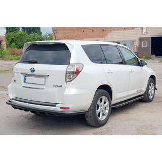 Задняя защитная дуга AK005-15 Black (только для EV, 2 шт., нерж.) Toyota Rav 4 2006-2013 гг. фото 4