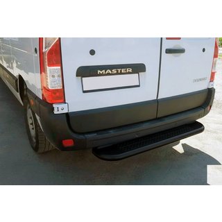 Задняя подножка Black (нерж. сталь) Opel Movano 2010-2021 гг. фото 2