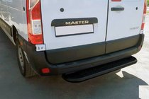 Renault Master 2011-2023 гг. Задняя подножка Black (нерж. сталь) фото 2