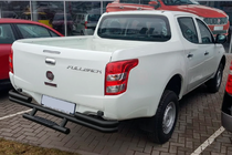 Fiat Fullback 2016- гг. Задняя защита AK-Special Black (нержавейка) фото 2