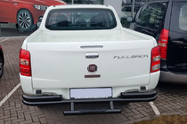 Fiat Fullback 2016- гг. Задняя защита AK-Special Black (нержавейка) фото 4