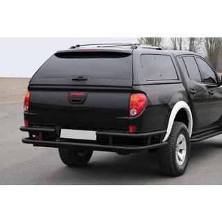 Задняя защита AK0022 Черный (нерж. сталь) Mitsubishi L200 2006-2015 гг.