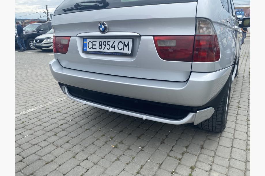 BMW X5 E53 1999–2006 гг. Накладка на задний бампер (грунтованная под покраску) Фото 7