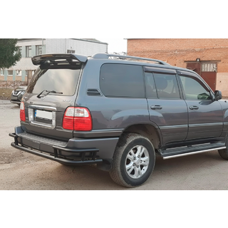 Задняя защита AK009-15 Черный (нерж. сталь) фото 2