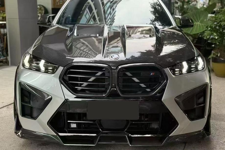 BMW X6 G06 2019- гг. Передний лип-спойлер SQ для F96 2023+, Карбон Image