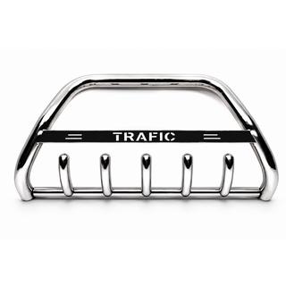 Передняя защита WT004 с надписью Trafic (нерж.) фото 1