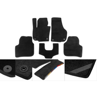 Текстильные коврики Premium (черные) фото 1