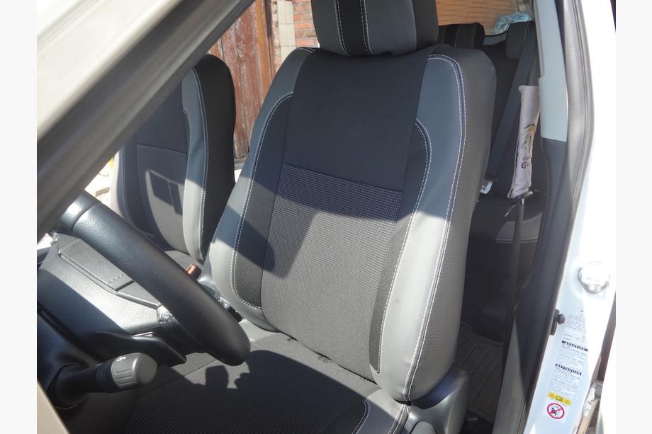Toyota Rav 4 2013-2018 гг. Авточехлы (Эко-кожа↗Ткань, Premium) Фото 12
