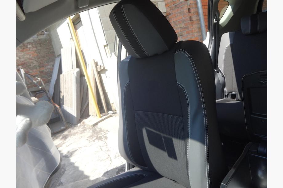 Toyota Rav 4 2013-2018 гг. Авточехлы (Эко-кожа↗Ткань, Premium) Фото 15
