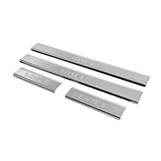 Накладки на пороги из нержавеющей стали Carmos (4 шт.) фото 2