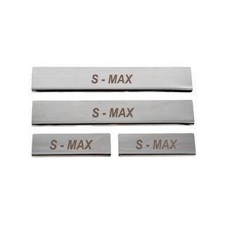 Накладки на пороги (4 шт, нержавейка) фото 1