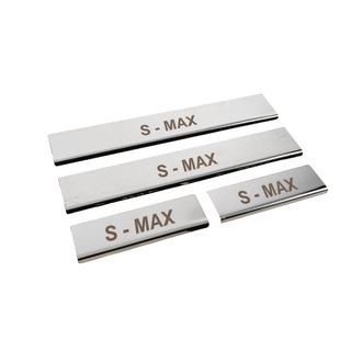 Накладки на пороги (4 шт, нержавейка) фото 3