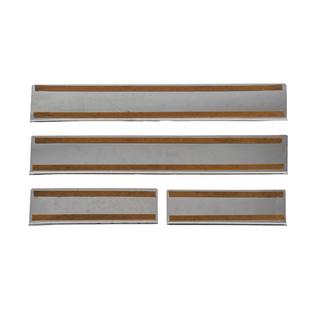 Накладки на пороги (4 шт, нержавейка) фото 4