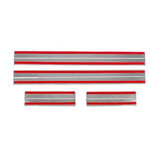 Накладки на пороги (4 шт, нержавейка) Ford C-Max 2004-2010 гг. фото 4