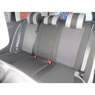 Авточехлы (Эко-кожа↗Ткань, Premium) Volkswagen Passat B7 2012-2015 гг. фото 3