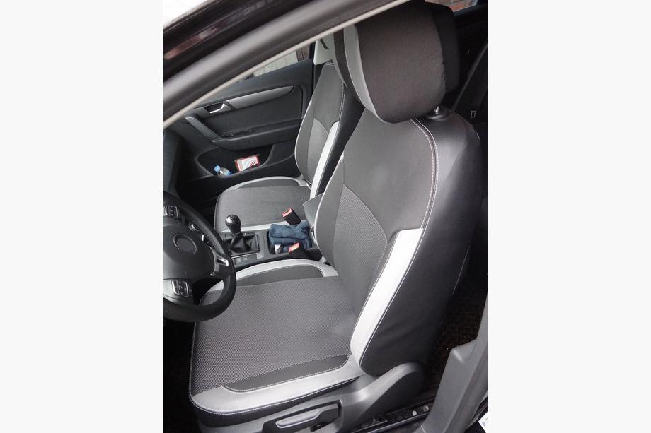 Volkswagen Passat B7 2012-2015 гг. Авточехлы (Эко-кожа↗Ткань, Premium) Фото 8
