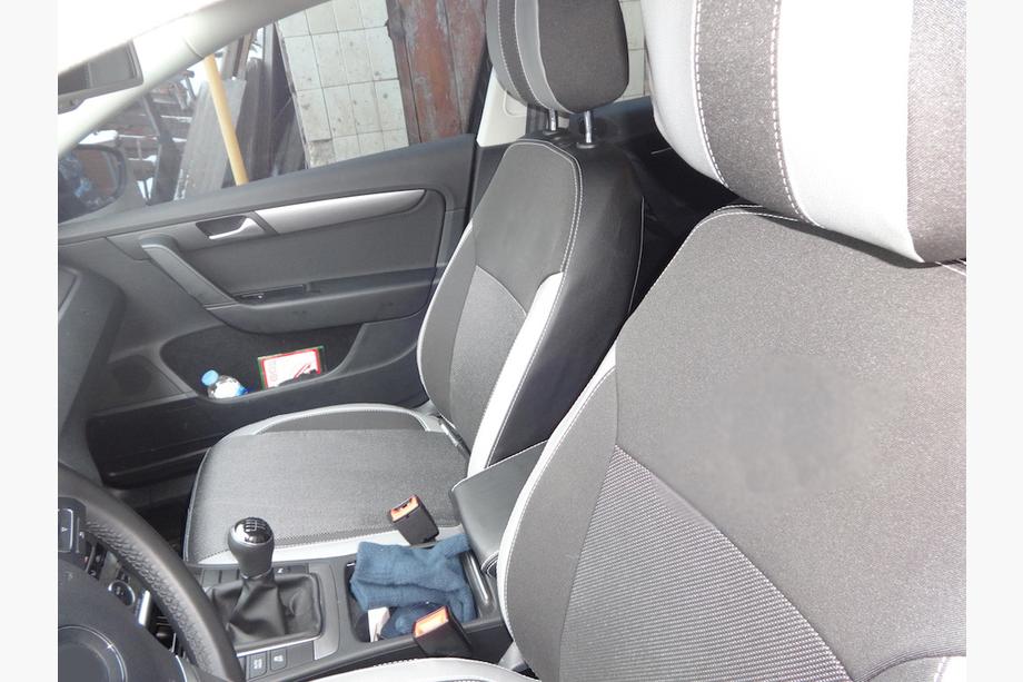 Volkswagen Passat B7 2012-2015 гг. Авточехлы (Эко-кожа↗Ткань, Premium) Фото 9
